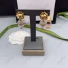 Pearl Pendant Gold Hoops Stud Diamond Love Earring Luxury Earrings Designer Jewelry Womens G Studs Colorful Gem Lion Armband Wedding Presents