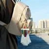 Bohemian Tassel Keychain 수제 펜던트 DIY Rainbow Braided Keychains Tassels Bag Handmade Car Key Chain Luggage Decoration 4 Colors