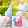 New Easter decoration Party supplies creative rabbit holding egg doll decoration doll gift