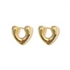 Hoop Earrings Lovely Korean Design Love Heart Earring For Women Girls Party Wedding Trendy Jewelry Gifts Eh1994