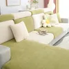 Chair Covers Chenille Solid Color Sofa For Living Room High Elastic Slipcovers Washable Seat Cushion Furniture Protector Kids