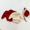 Set di abbigliamento Mesi Maglione da lettera a maniche lunghe in cotone neonato con cappello Completo Neonati Ragazza Ragazzo Tuta Tuta Set di vestiti per bambini