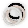 Steering Wheel Covers Case Fashionable Anti-scratch Comfortable Puffy Grid Plush Car Accessories