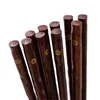 Japanese Pointed Chopsticks Household Wooden Creative Chopsticks High-grade Non-slip Solid Wooden Chopsticks LX5429