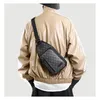 Fashion Man Messenger Bags Plaid Men Tassen Schouder Crossbody Leer Sling Bag voor mannelijke zwarte alleenstaande vrouwen Backpack216K