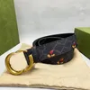 Cinto de designer para homens mulheres luxo cintos fivelas g moda clássico bronze grande fivela suave mouse pulseira de couro genuíno 38cm2971455