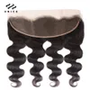 Hair Pieces Unice Brasilian Body Wave 3 Pacotes com renda frontal clre 13x4 Free Part 100 Human com 230214