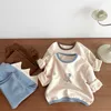 Kleidungssets Monate Herbst Langarm T-Shirt Top und Shorts Anzug Baby Junge Kleinkind Mädchen Homewear Kleidung Set