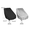 Parts All Terrain Wheels Parts ATV Breathable Chair Cover Windproof Bench Sleeve Used For Boat Seat Durable Individual Yacht Accessories