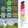 Andra golfprodukter 10 datorer Golf Club Iron Head Protector Golf Iron Head Covers Set Iron Putter Protective Club Cover Golf Accessories 9 Colors 230213