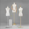 2023 Full Female Cltoh Sewing Art Mannequin Crown Head Body Wedding Shop Cheongsam Show Dress Model Women Can Adjustable Rack E150