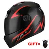 Cykelhjälmar Ny gratis frakt Full Face Motorcykelhjälm med dubbla Lensracing Casco Casque Moto Double Sun Lens Visirs for Adults for Man J230213