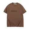 Дизайнерские рубашки Mens T Рубашки грудь буква с ламинированной печати прилив с коротким рукавом туман