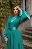 Bridesmaid Dress Sexy Lingerie Green Women's Ladies Bride Robes Kimono Robe Satin Silk Lace Night Wear Gown Sleepwear