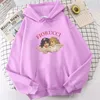 Womens Hoodies Sweatshirts Fiorucci Angel Girls Hoodie Sweatshirt Tryckt Y2K GOTHIC Eesthetic unisex Streetwear Tops Autumnwinter Clothes 230214