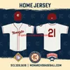 Maillots de baseball Monarchs Jersey Throwback 5 Jackie Robinson Negro League 100% cousu personnalisé n'importe quel numéro de nom