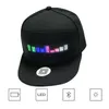 Beanieskull Caps Fashion Luminous Scrolling Message Display Board LED Hip Hop för Dance Party Mobiltelefon App Control Glowing Gift 230214