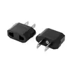 Universal Mini Reiseadapter AU EU US zu EU Konverter Netzstecker Adapter USA Amerikanisch zu Europa Handy Ladegerät Adapter Zubehör