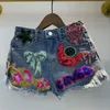 Dames shorts DEAT 2023 ARVALEN MAAN STARTEN PACKINEN ENKLEIDERY TASSEL PATCH RAW DENIM Vrouwelijke mode Temperament vrouwen ME670 230214