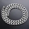 Pendant Necklaces 1 Piece Width 3mm/4.5mm/5mm/6mm/7.5mm Curb Cuban Link Chain Necklace For Men Women Stainless Steel Chokers 16-18"