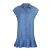 Casual Dresses Denim Dress Slim Summer Temperament Slim-fitting