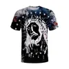 T-shirts pour hommes Interstellar Movie European And American Street Ins T-shirt à manches courtes pour hommes Trendy Summer Oversize Couple Wear