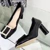 Handcrafted Womens Chunky Heel Peep Toe Sandals Buckle Straps Party Dress Summer Sexy Fashion Shoes size35-42