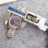Luksusowe luksusowe mechaniczne automatyczne zegarek stalowy opaska Wodoodporna podwójna kalendarz zegarki Różne kolory opcjonalna średnica rozkładania 40 mm