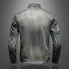 Vestes pour hommes 2023 printemps et automne vêtements pour hommes classique Vintage Denim européen Biker veste extérieure 02C 230213