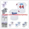 남자 영화 야구 유니폼 맥주 17 Doug Remer 44 Joe Cooper 스티치 그레이 화이트 뉴 나이트 9 Roy Hobbs Jersey Size