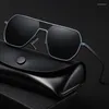 Sunglasses Polarized Color Changing Glasses Day And Night Male Square Metal 2023 Trending Products Car Driving Masculino