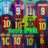 نهائيات ريترو لكرة القدم جيرسي 96 97 98 99 08 09 10 11 12 13 14 15 RONALDINHO RIVALDO Iniesta maillot de foot Ibrahimovic Eto'o Kluivert GUARDIOLA BarcelonaS RONALDO XAVI