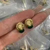 Pendientes G para mujer Gema colorida Perla Colgante Aros de oro Stud Diamante Pendiente de amor Pendientes de león de lujo Joyería de diseñador Anillos Regalos de boda Nuevo