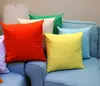 Wholesale 18x18 inches plain dyed 8 oz cotton canvas throw pillow case blank home decor pillow cover