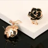 Stud Earrings Top Quality ZYE660 Crystal Mosaic Rose Earring Gold Color Jewelry Austrian