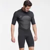 Wetsuits Drysuits Sbart 2mm Neoprene Wetsuit Men håller varm simning dykning baddräkt Kort ärm triathlon Wetsuit för surf snorkling 230213