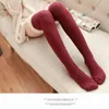 Women Socks Girls Stockings Ladies Skinny Tights Lace Thigh High Over The Knee Long Cotton Warm