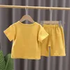 Устает LZH Summer Close Kids Clothing Girls Pcs Костюма для малышей с коротким рукава