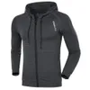 Hommes Vestes Veste Zip Up À Capuche À Manches Longues T-shirts Gym Vêtements De Sport Running Formation T-shirt Pour Hommes Sweats À Capuche 230214