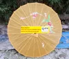 wholesale Wedding Party Handpainted Flowers colorful silk Cloth parasol Chinese handicraft umbrella