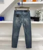 Мужские джинсы Дизайнер 2023 Новые мужчины растягивают джинсы роскошные бренд дизайнер качественные удобные джинсовые брюки 5фа