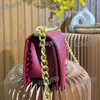 CC Body Cross Body Doze coloras Bolsas de ombro de tendência Designer Mulheres Luxo Crossbag Bandbag Sagra Coloque Coloque Flap Carteira de Grande Capacidade Sujas Sacache Mul portátil