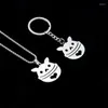 Chaînes Anime Collier Pour Femmes Genshin Impact Colliers Femme Klee Pendentif Dessin Animé Haute Qualité Argent Couleur Titane Bijoux