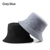 Geniş Memlu Şapkalar Yaz Yeni Pamuk Siyah Siyah Düz Renk Çift Taraflı Basit Bob Hip Hop Kova Şapkası Erkekler Kadın Panama Plajı Balıkçılık Günlük Güneş Kapı R230214
