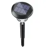 Solar Outdoor Lawn Floor Light and Shadow Lamp Courtyard Garden Ground Inserting