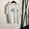 Baskılı Kadın T Gömlek Paris Moda Pamuk T Shirt Yaz Serin Rahat Sokak Stili Üstleri