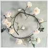 Decorative Flowers Artificial Rose Flower Vine Window Shopping Ceiling Rattan Wall Decoration Hanging