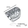 Band Rings Pretty Sier Plated Ring For Women Ethnic Vintage Unique Carving Tibetan Totem Trendy Beach Jewelry Drop Delivery Dhz2H