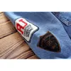 Men's Jackets mannelijke streetwear mannen losse Jean Coats Zipper Fashion Mens denim jas Spring Casual Slim Fit Stand Collar Pilot Jackets 230214