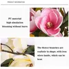 Decoratieve bloemen Real Touch Magnolia Artificial Pu Silk Flower Bouquet Wedding Decoratie Yulan Fake Garden Table Home Decor Accessoires